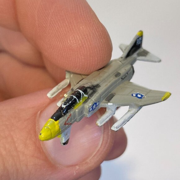Micro Machines Military F-4 Phantom Fighter Aircraft Navy Galoob LGTI - Picture 6 of 8